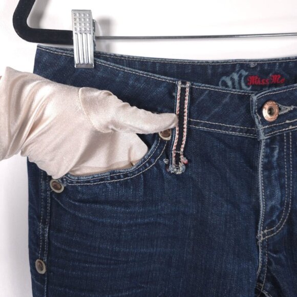 MISS ME JP4467 BRONX Low Rise Jeans 100% COTTON Size 29‎ - Picture 11 of 14